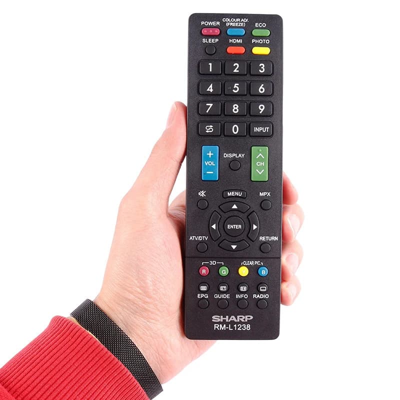 کنترل تلویزیون شارپ Sharp RM-L1238 — تصویر ۸