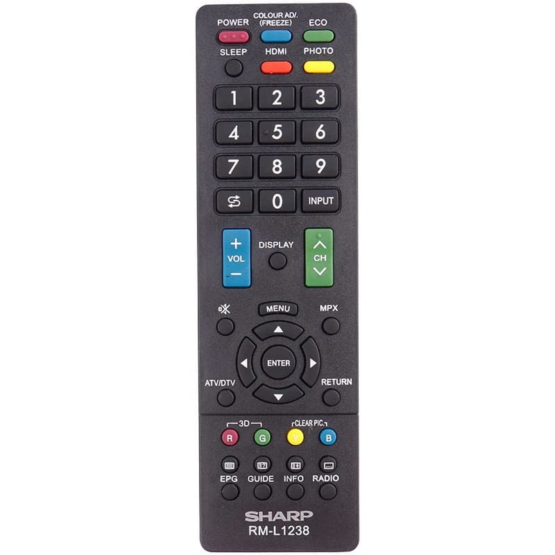 کنترل تلویزیون شارپ Sharp RM-L1238 — تصویر ۵