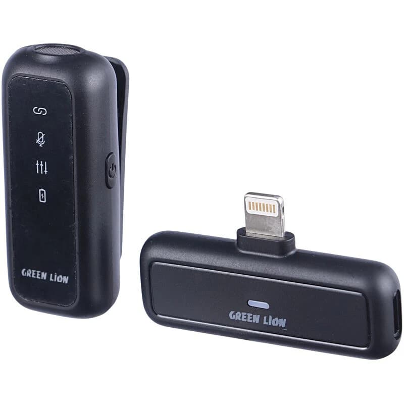 میکروفون یقه ای بی سیم گرین لاین GM-65X Lightning — تصویر ۲