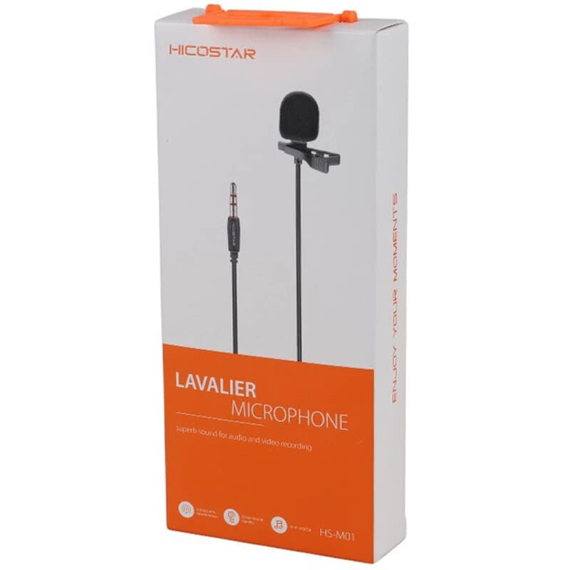 میکروفون یقه ای Hicostar HS-M01 — تصویر ۱۲