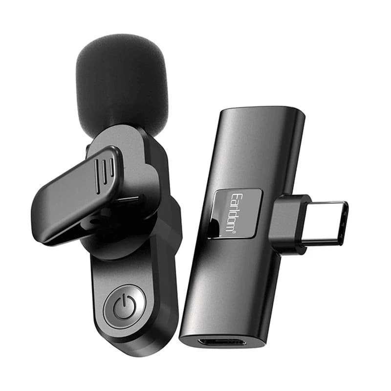 میکروفون یقه ای بی سیم ارلدام ET-MC7C Type-C — تصویر ۱۲