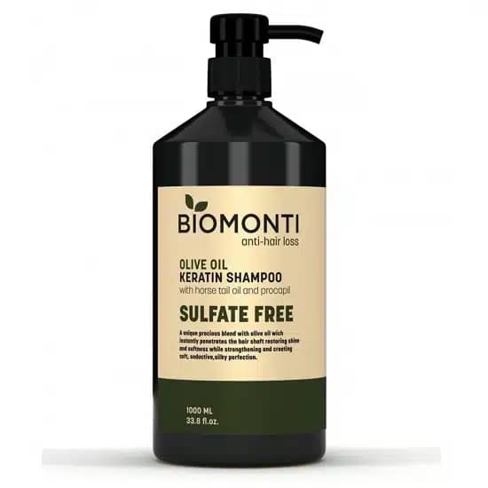 شامپو بیومنتی روغن زیتون بدون سولفات حجم یک لیتری