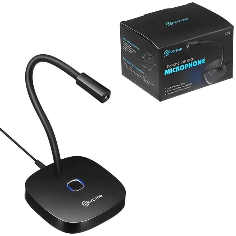 میکروفون رومیزی Eivotor G22 — تصویر ۹