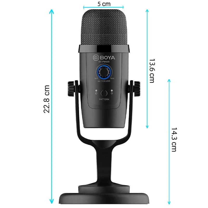 میکروفون رومیزی Boya BY-PM500W — تصویر ۶