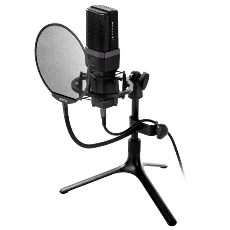 میکروفون کندانسور و پایه لرزشگیر Yanmai Micpro X1 + پاپ فیلتر — تصویر ۵