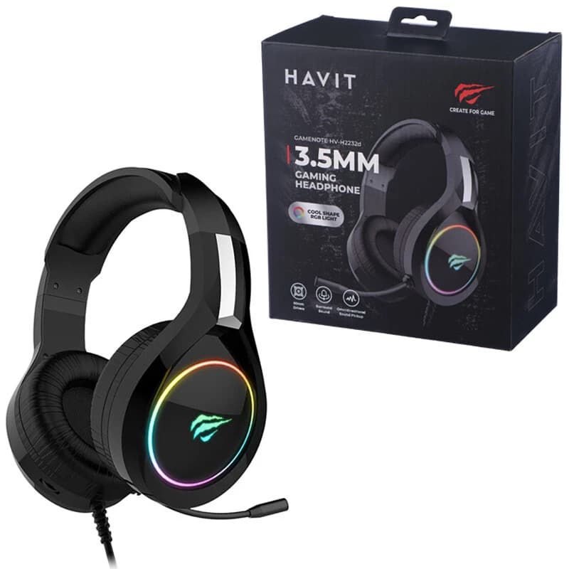 هدست گیمینگ سیم دار Havit HV-H2232d — تصویر ۹