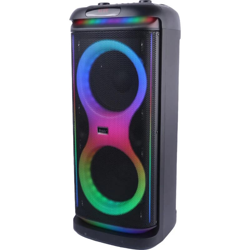 اسپیکر چمدانی بلوتوثی برودو BTS-1995 + میکروفون و ریموت کنترل — تصویر ۱۲