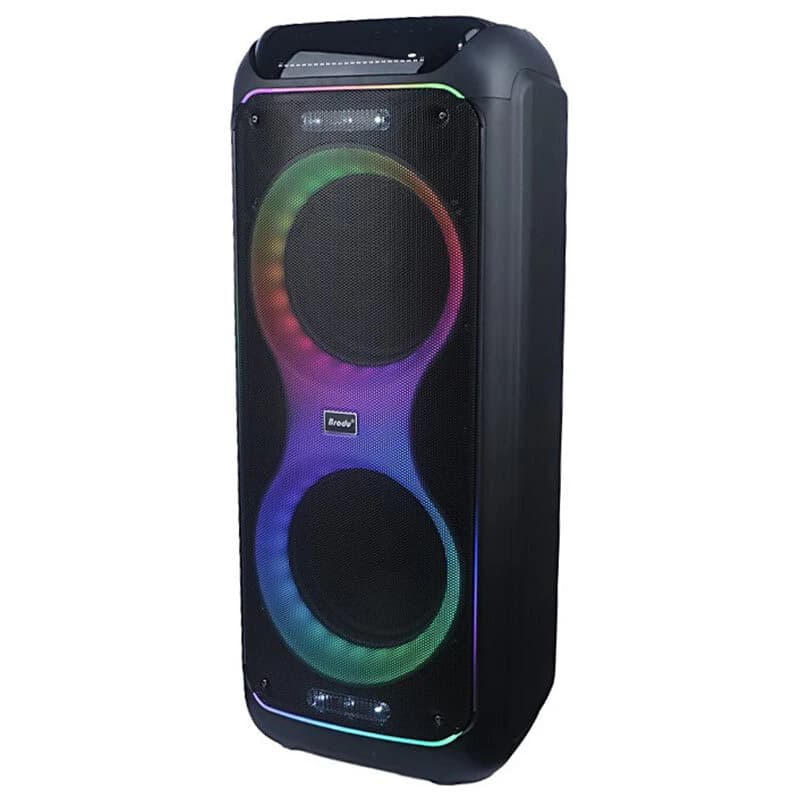 اسپیکر چمدانی بلوتوثی برودو BTS-2123 + میکروفون و ریموت کنترل — تصویر ۱۲