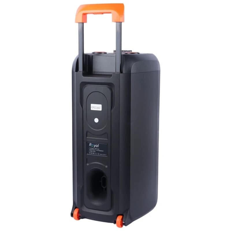اسپیکر چمدانی بلوتوثی رویال RSP-820 + میکروفون و ریموت کنترل — تصویر ۶