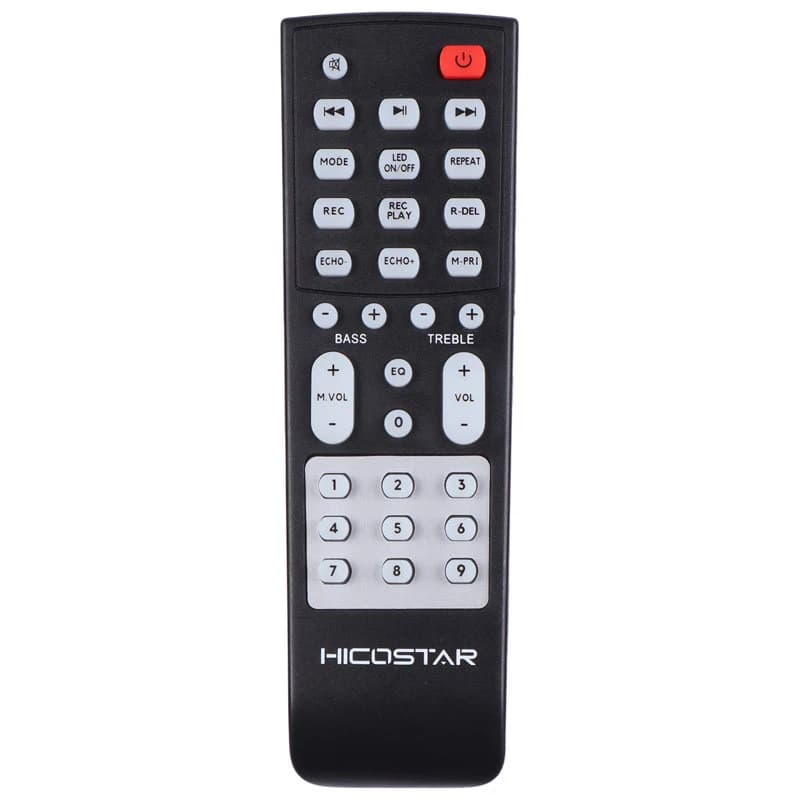 اسپیکر چمدانی بلوتوثی هایکو استار Party Box HPS-8116 + میکروفون و ریموت کنترل — تصویر ۸