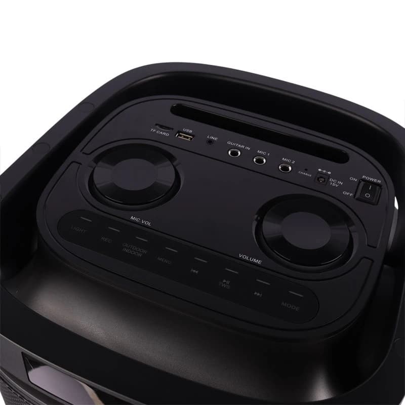 اسپیکر چمدانی بلوتوثی هایکو استار Party Box HPS-8116 + میکروفون و ریموت کنترل — تصویر ۷