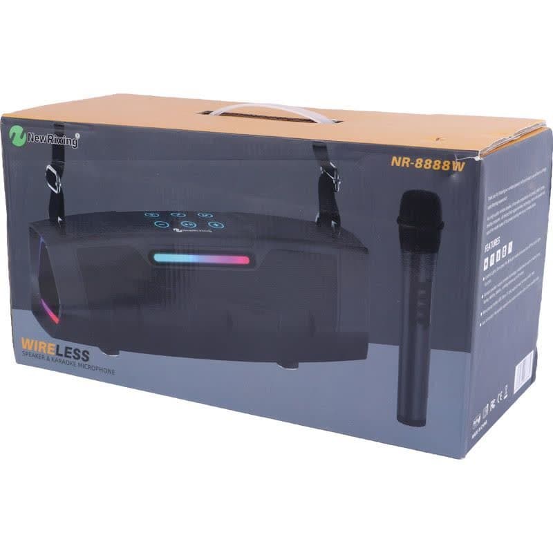 اسپیکر بلوتوثی نیو ریکسینگ NR-8888W + میکروفون — تصویر ۲
