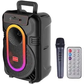 اسپیکر بلوتوثی ABS-10102 + میکروفون و ریموت کنترل — تصویر ۹