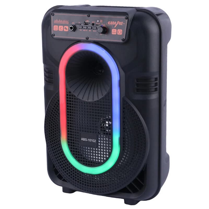 اسپیکر بلوتوثی ABS-10102 + میکروفون و ریموت کنترل — تصویر ۴