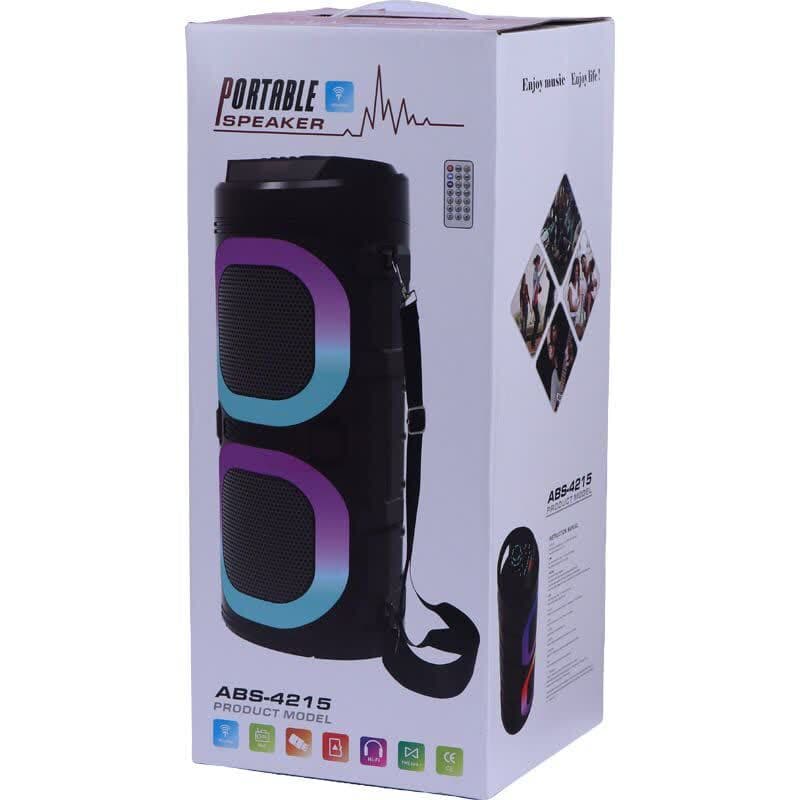 اسپیکر بلوتوثی ABS-4215 + میکروفون و ریموت کنترل — تصویر ۲