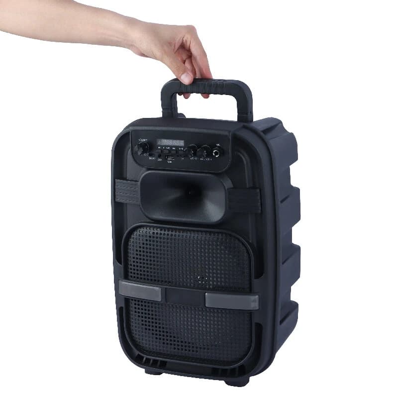 اسپیکر بلوتوثی ABS-8103 + میکروفون و ریموت کنترل — تصویر ۵