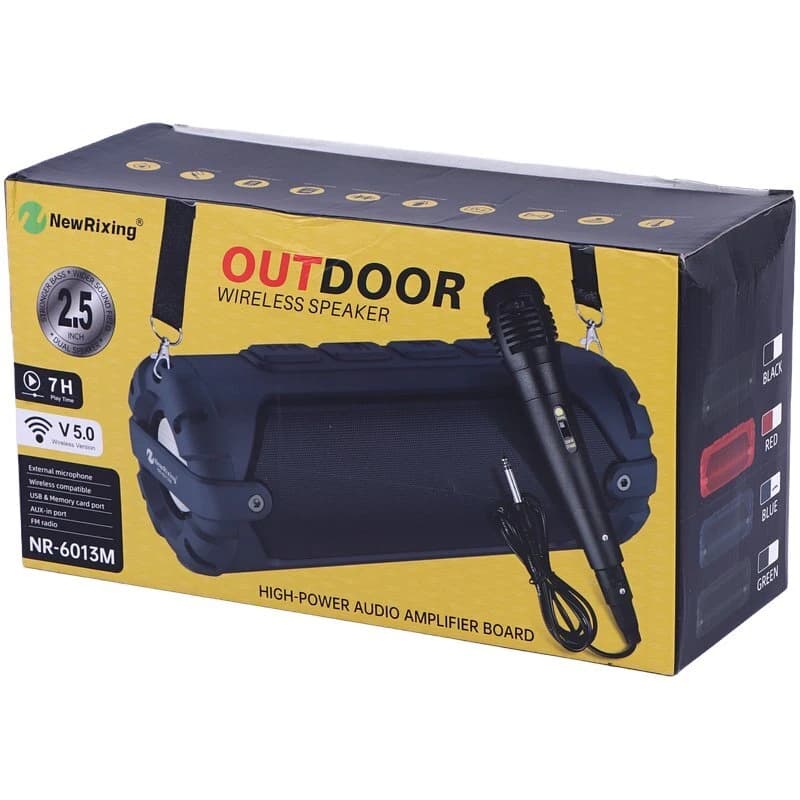 اسپیکر بلوتوثی نیو ریکسینگ NR-6013M + میکروفون — تصویر ۲