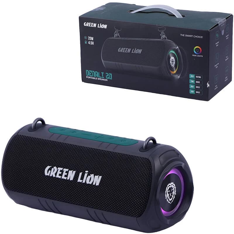 اسپیکر بلوتوثی گرین لاین Denali 20 GL-SP23 GNDESPR20WBK
