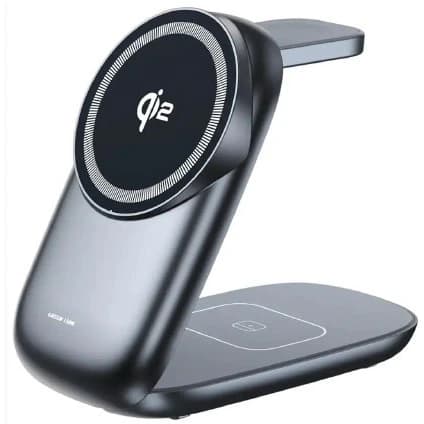 استند تاشو وایرلس شارژ سه کاره گرین لاین Green Lion 3 in 1 MagFold Wireless Charger — تصویر ۶