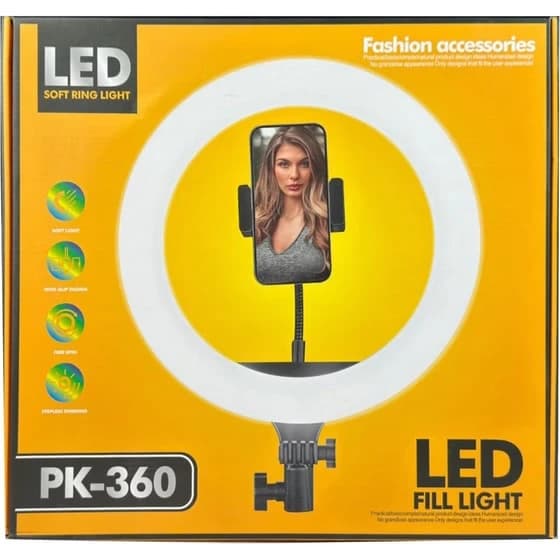 رینگ لایت مدل pk-360 بدون پایه کد 9008 — تصویر ۲