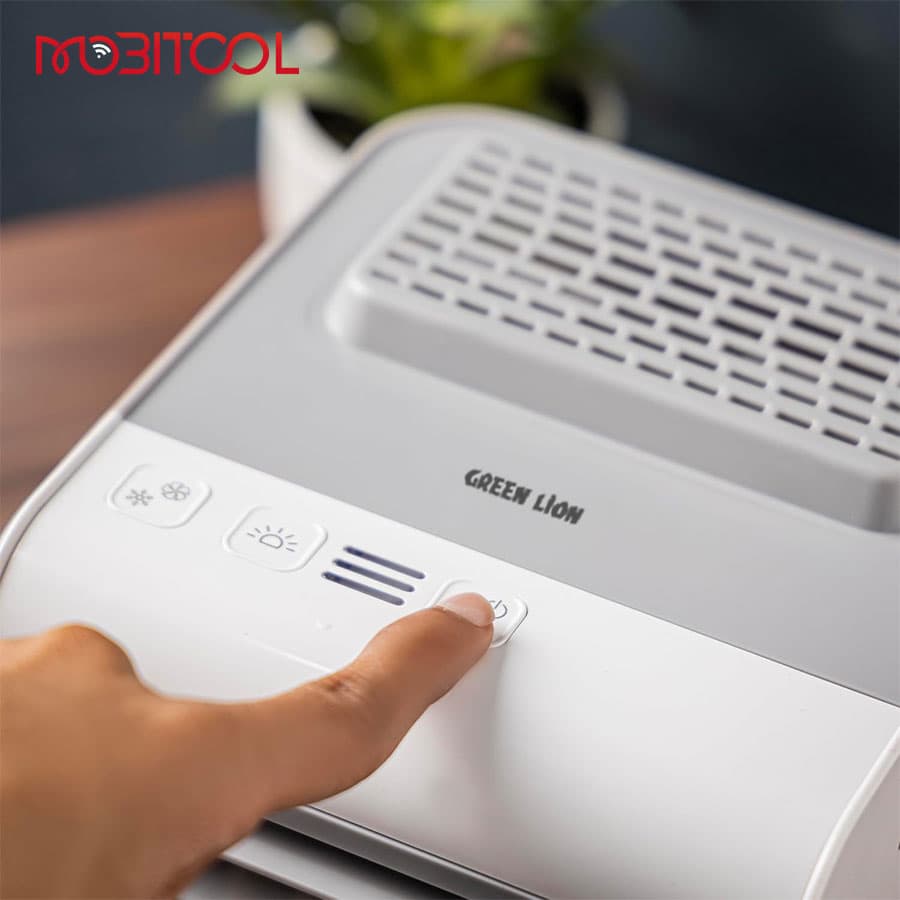 کولر آبی رومیزی گرین لاین Green Lion Desktop Air Cooler 400mL — تصویر ۷