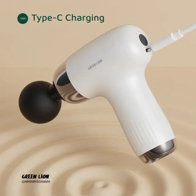 مینی ماساژور تفنگی گرین لاین Green Lion Mini Massage Gun 6 Speed Levels — تصویر ۱۱