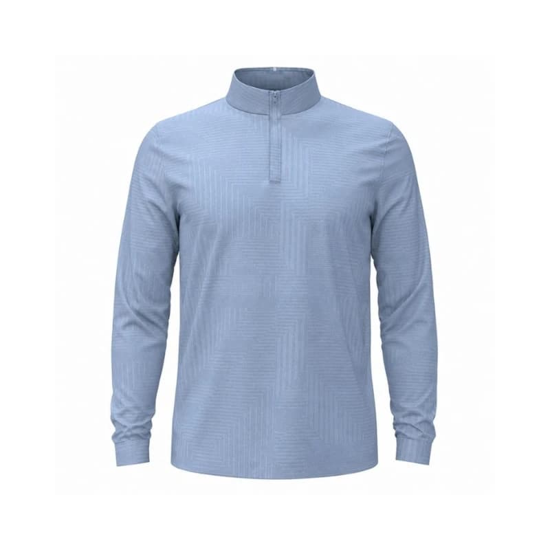 نیم زیپ Under Armour رنگ آبی روشن — تصویر ۴