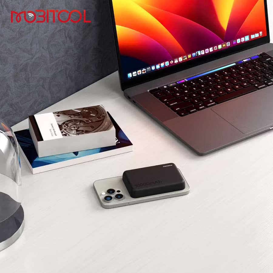 پاوربانک 10000 میلی آمپر مگ سیف پرودو Porodo 10000mAh Magsafe Power Bank PD-PBFCH067 — تصویر ۷
