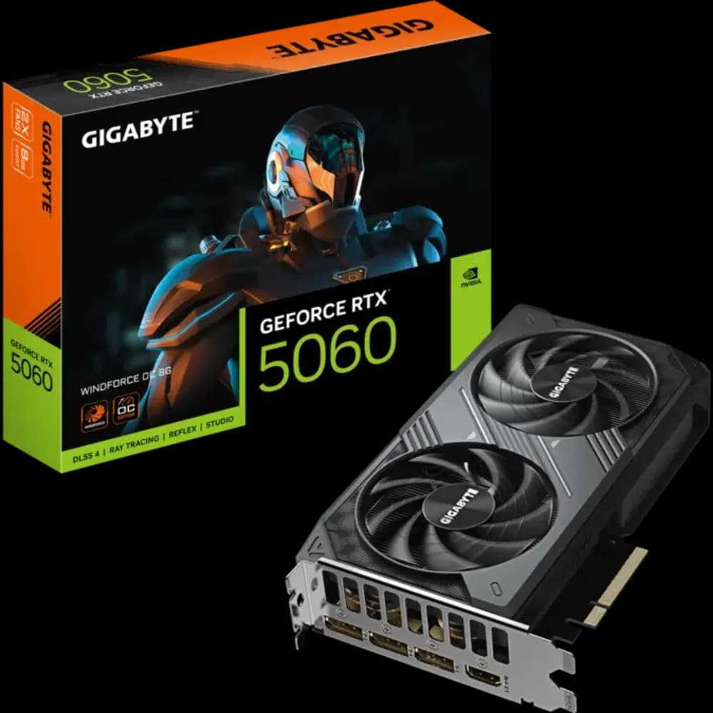 کارت گرافیک گیگابایت RTX 5060 WINDFORCE OC 8G — تصویر ۹