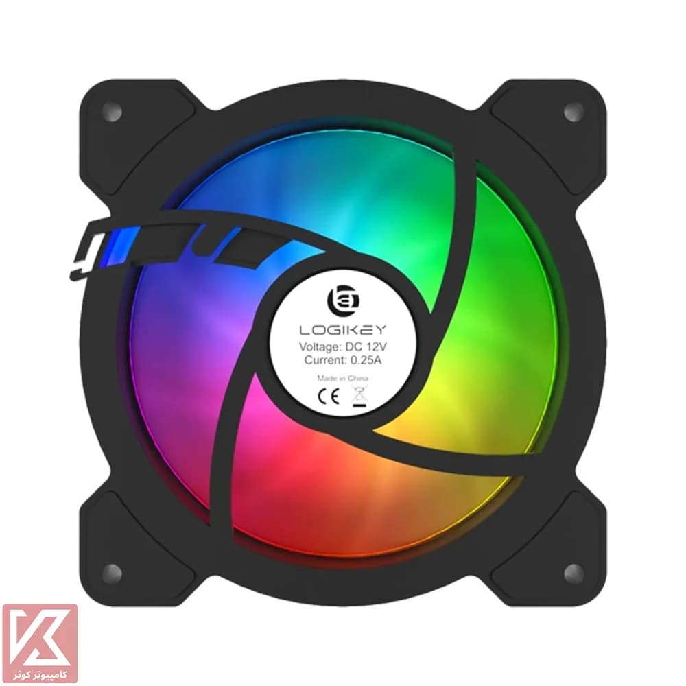 فن کیس لاجی کی مدل F122B ARGB — تصویر ۷