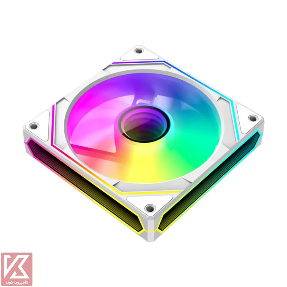 فن کیس گیم مکس مدل FN12A S8I WHITE — تصویر ۳