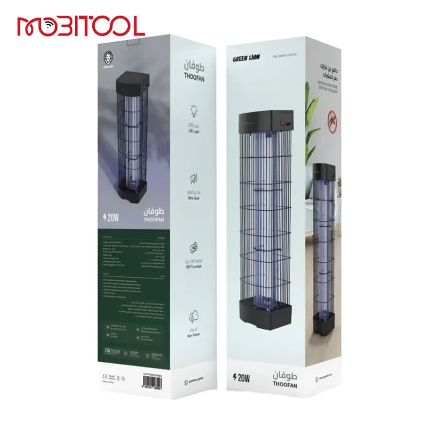 حشره کش 20 وات طوفان گرین لاین Green Lion Thoofan Insect Killer 20W — تصویر ۳
