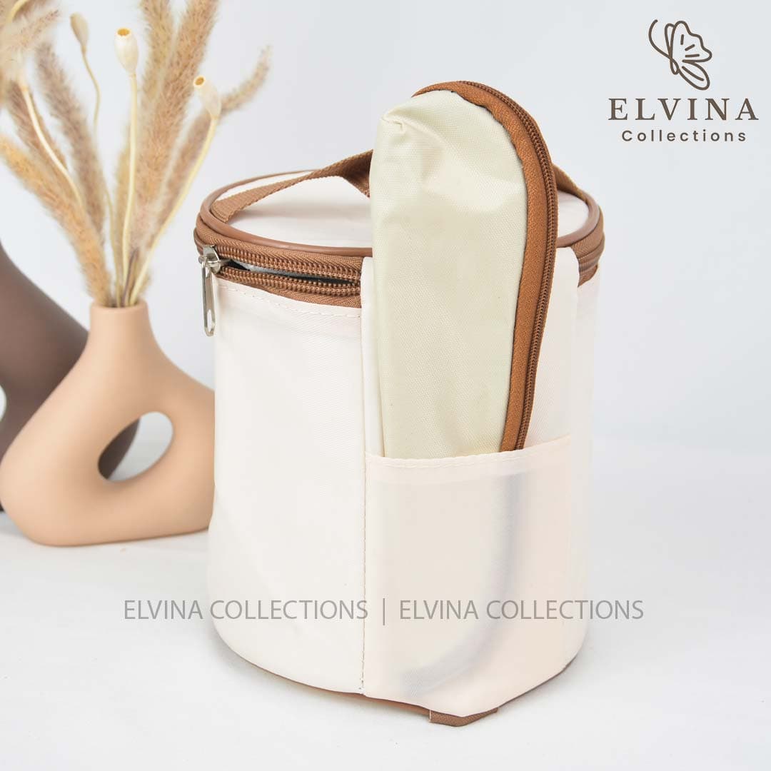 ست ظرف غذا 2 تیکه استیل به همراه کیف عایق کد 1295 — تصویر ۱۲