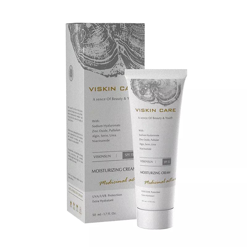 کرم مرطوب کننده ویسکین کر spf15 حجم 50mL — تصویر ۲