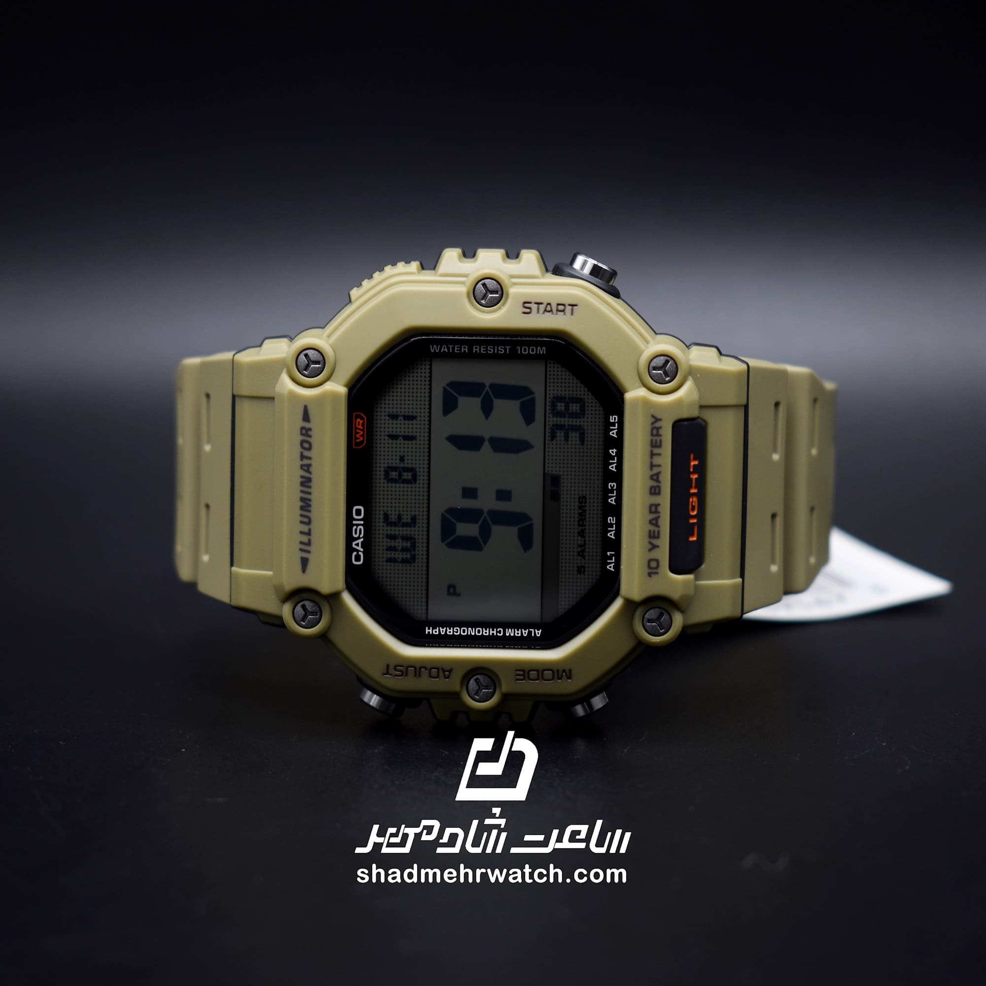 ساعت مچی مردانه کاسیو CASIO AE-1600H-5AV — تصویر ۴