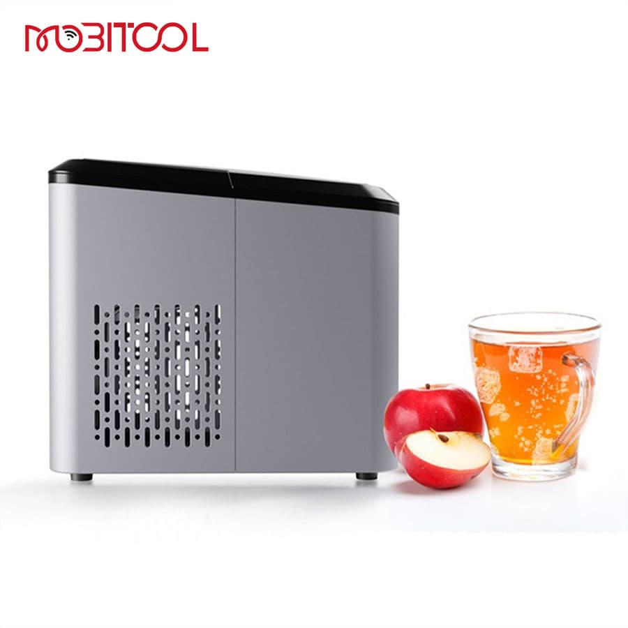 یخ ساز فوری هوشمند 12 کیلویی قابل حمل پرودو Porodo Portable Outdoor Ice Cube Machine 2.2L 12kg — تصویر ۳