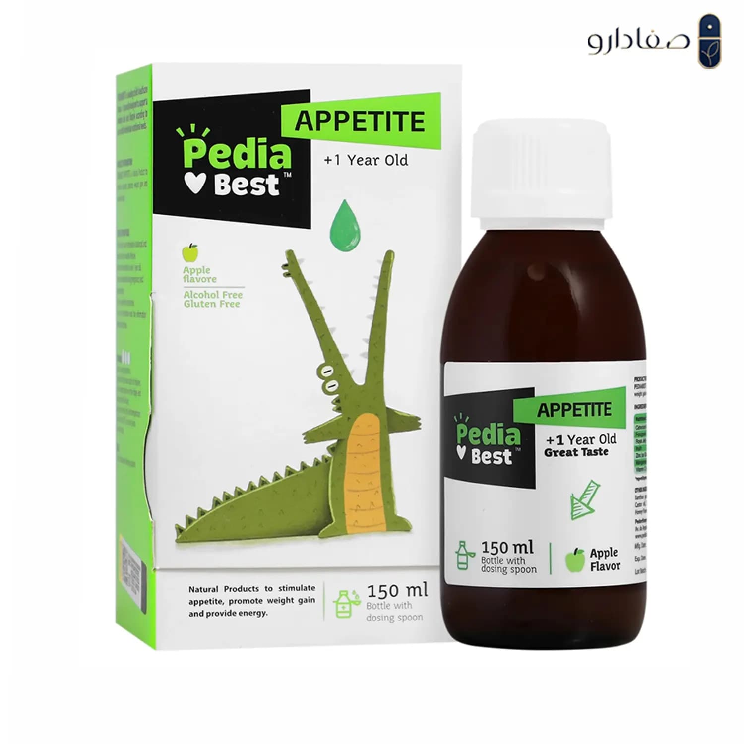 شربت اشتها آور پدیابست اپتایت حجم ۱۵۰ میلی‌ لیتر | PEDIA BEST Appetite