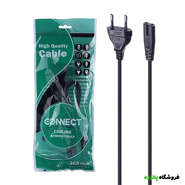 کابل برق رادیویی مدل CONNECT – مشکی — تصویر ۲