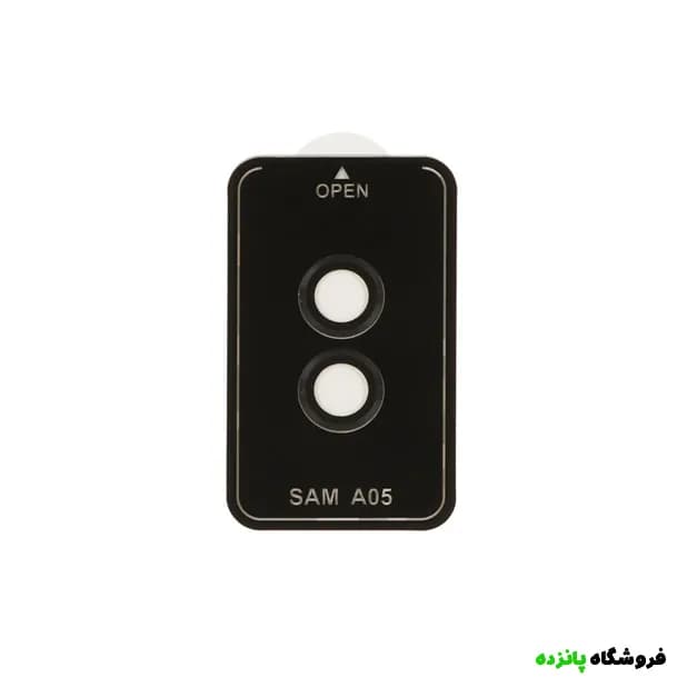 محافظ لنز رینگی اورجینال سامسونگ A05 شابلون دار – مشکی — تصویر ۲