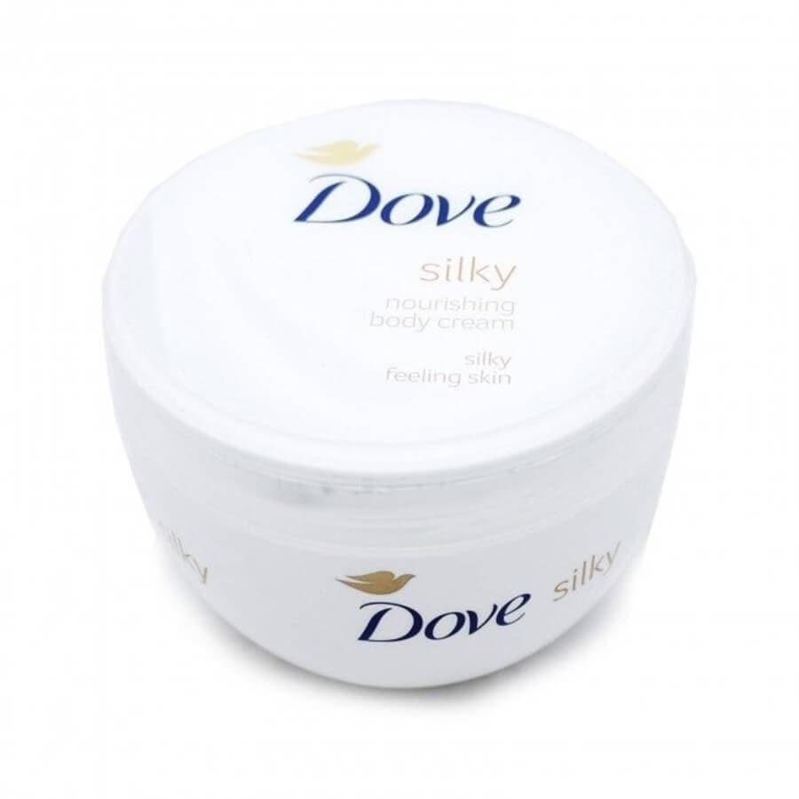 کرم مرطوب کننده دست و بدن Dove مدل Silky حجم 300 میلی — تصویر ۲