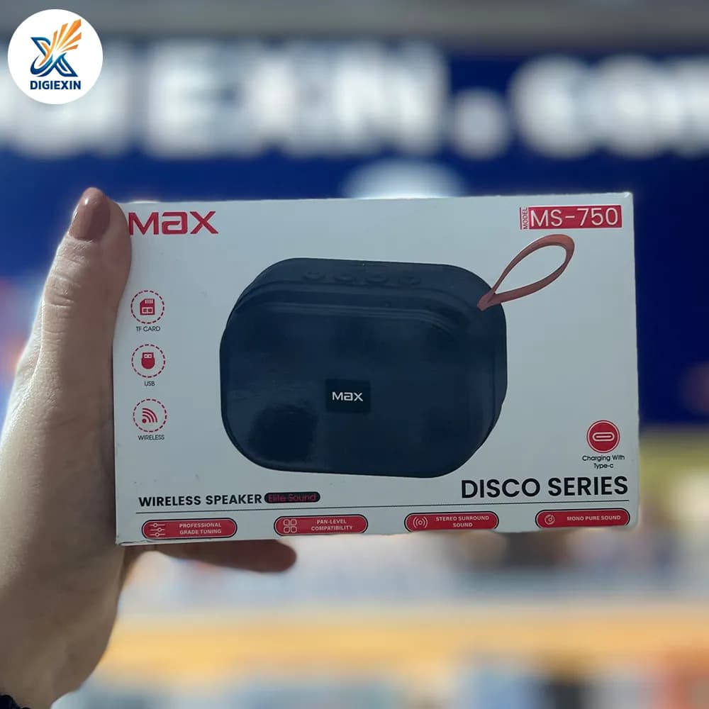 اسپیکر بلوتوثی قابل حمل مکس مدل MS-750 — تصویر ۳