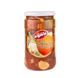 ترشی شور مخلوط(شورگوجه) ماهوند - 660 گرم بسته 2 عددی — تصویر ۳