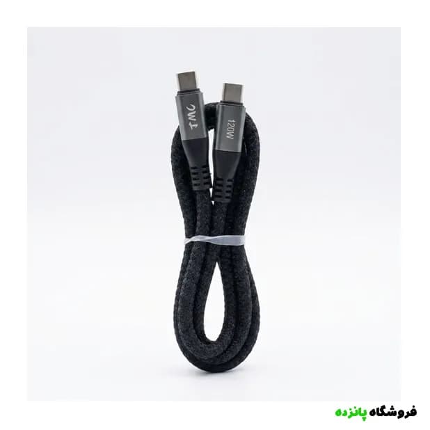 کابل شارژ کنفی تایپسی به تایپسی Lion مدل TMC – مشکی — تصویر ۳