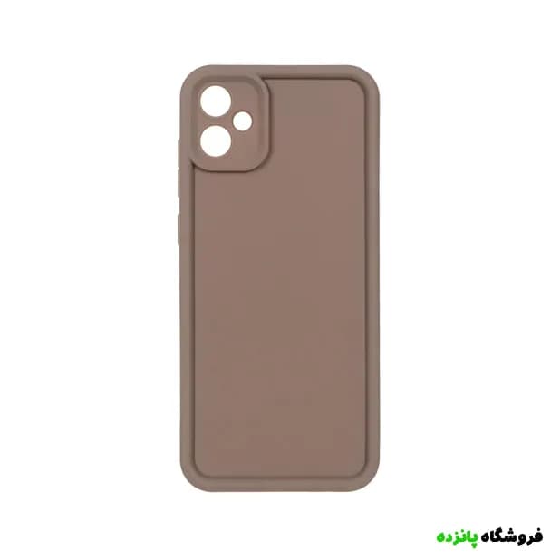 قاب Solid Case سامسونگ A05 محافظ لنزدار – قهوه ای