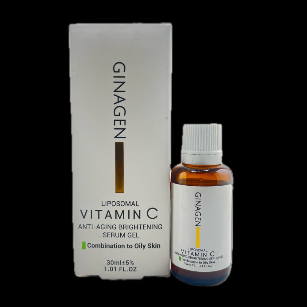 ژل سرم ویتامین C لیپوزمال مناسب پوست چرب و مختلط GinaGEN ژیناژن