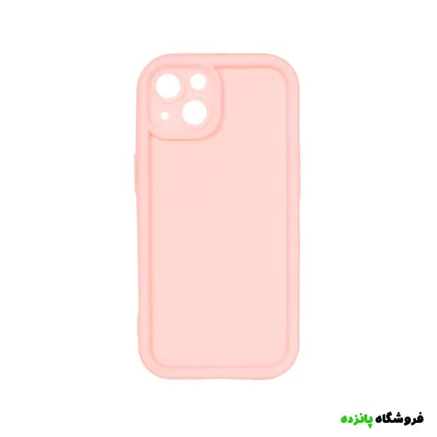 قاب Solid Case آیفون 13 محافظ لنزدار – صورتی — تصویر ۲