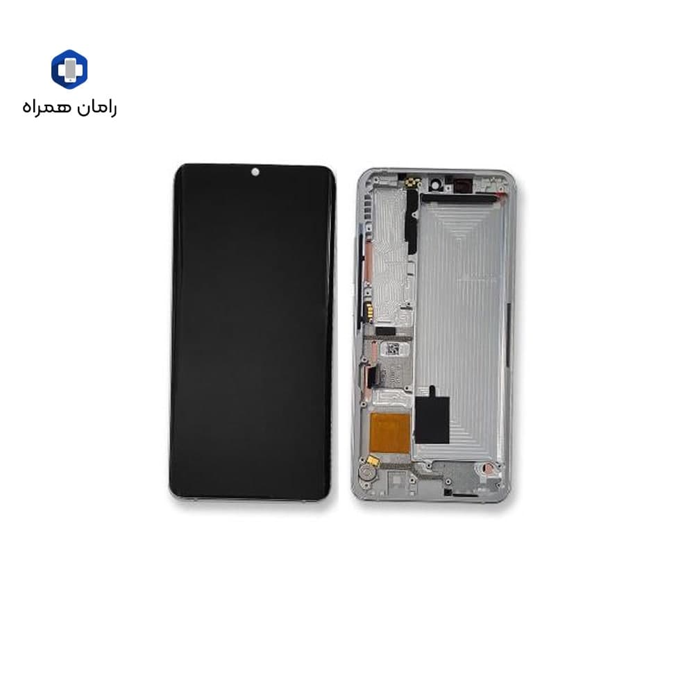 تاچ و ال سی دی شیائومی می نوت10 می نوت10 پرو بافرم شرکتی XIAOMI MINOTE10 MINOTE10 PRO SILVER — تصویر ۲