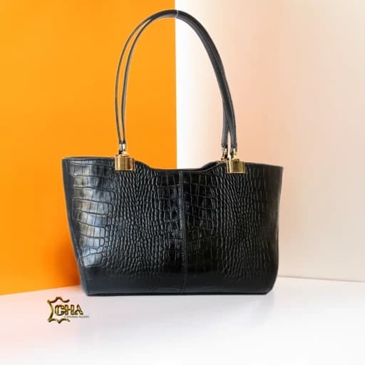 کیف چرم طبیعی گاوی کد 401 زنانه و دخترانه — تصویر ۲