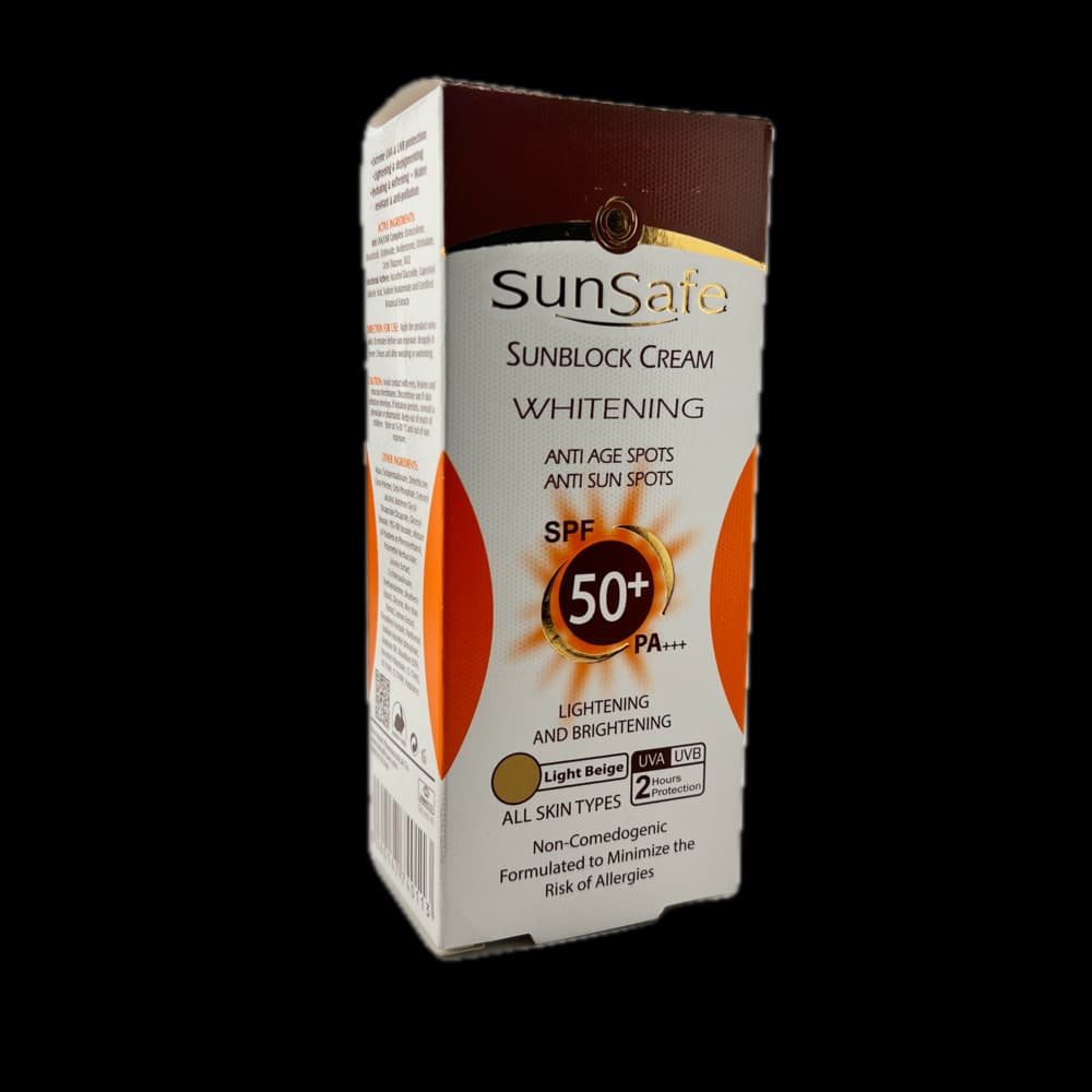 کرم ضد آفتاب روشن کننده بژ روشن SunSafe — تصویر ۵
