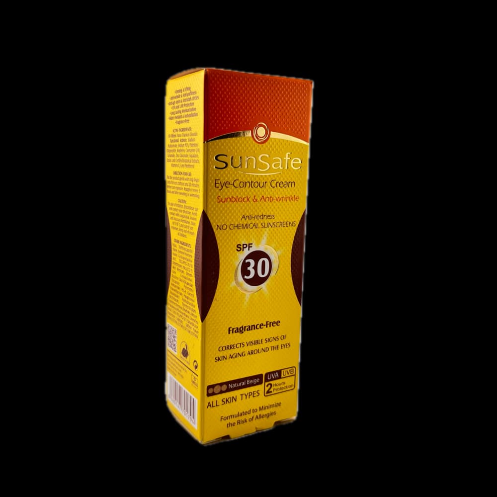 کرم دور چشم حاوی ضد آفتاب SPF 30 بژ طبیعی SunSafe — تصویر ۵